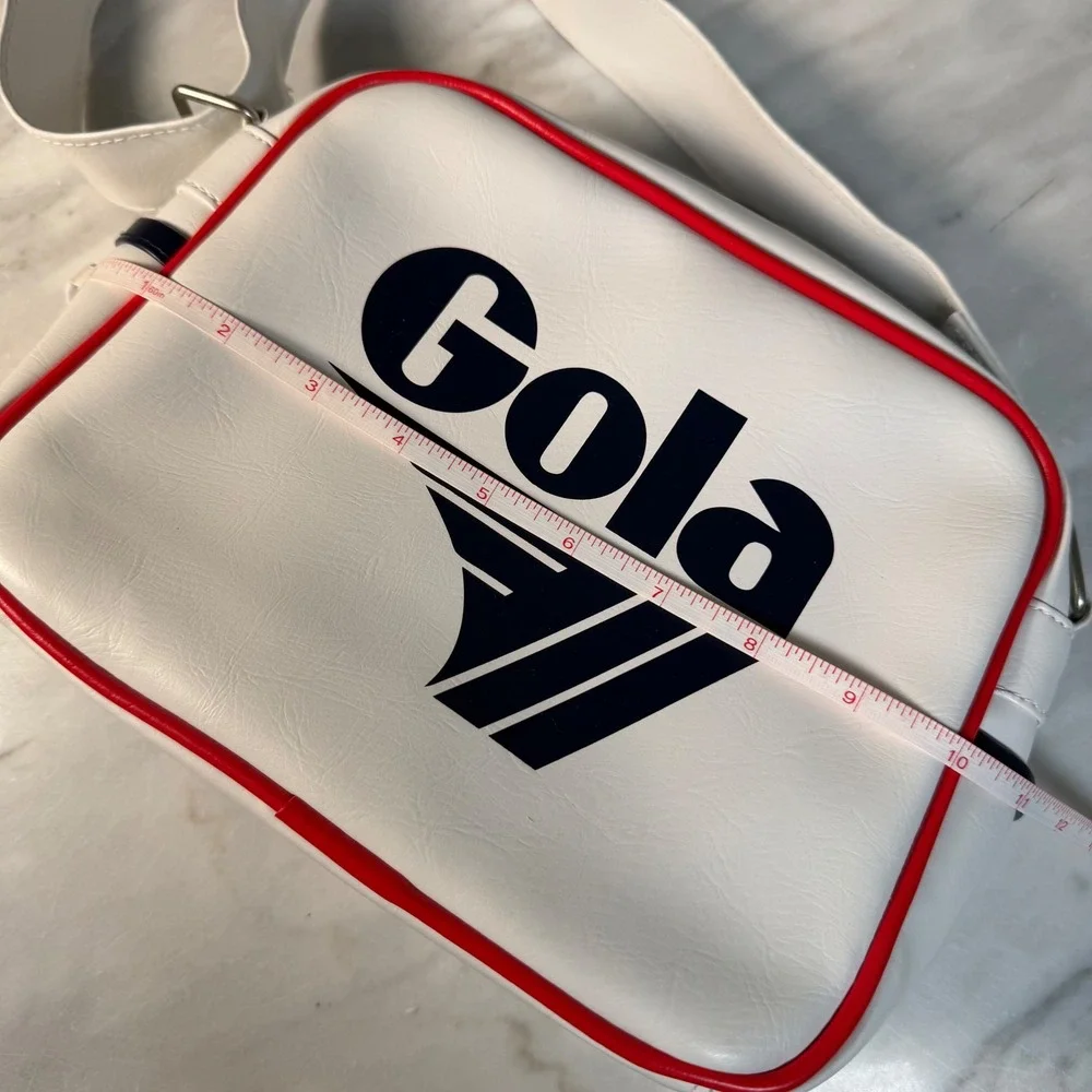 Gola Redford Messenger Bag White‎ Retro Vintage Style Crossbody D38110A READ